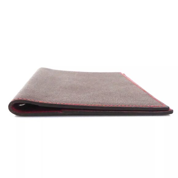 Auth HERMES Agenda/Note Cover Brown/Red Leather - e59922g - Picture 3 of 11